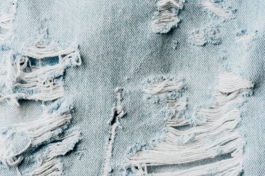 arka plan olarak mavi denim Tekstil üstten görünüm