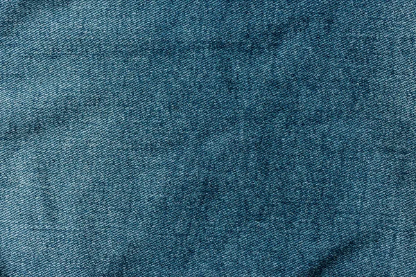 Vista Superior Tecido Denim Azul Escuro Como Fundo — Fotografia de Stock