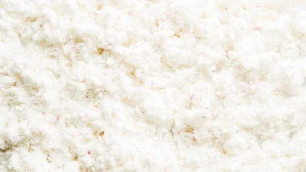 Full Frame White Cotton Wool Background — Stock Photo, Image