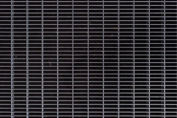 Full Frame Image Grey Metal Cage Background — Stock Photo, Image