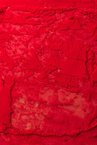 Vue du dessus du fond de poudre rouge — Photo de stock