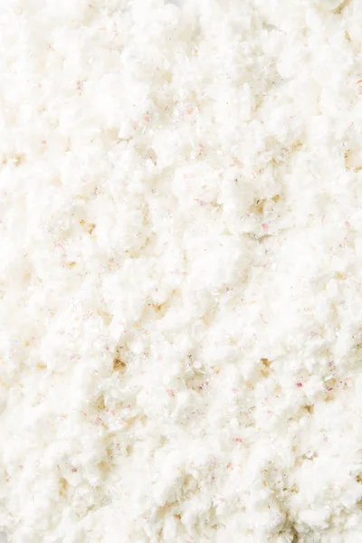Full frame of white cotton wool as background — Stock Photo