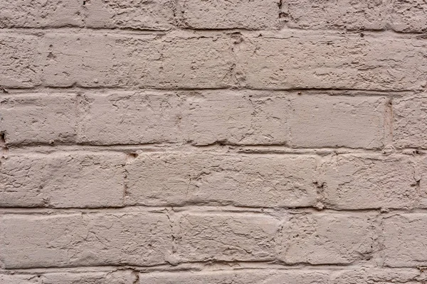 Full frame image of white brick wall background — Stock Photo