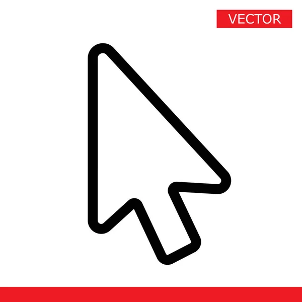 Сучасні Немає Значка Вказівника Стрілки Пікселя Закругленими Кутами Векторні Ілюстрації — стоковий вектор