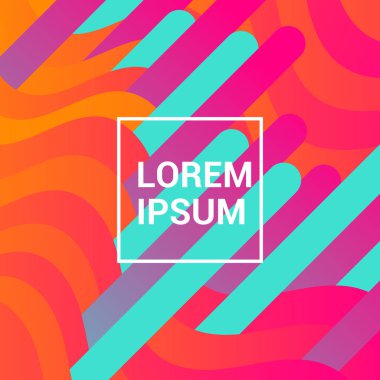 Yaratıcı soyut fluide şekil geometrik desen arka plan veya duvar kağıdı. Şık, renkli canlı degrade şekilleri kompozisyon doku. 