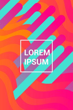 Yaratıcı soyut fluide şekil geometrik desen arka plan veya duvar kağıdı. Şık, renkli canlı degrade şekilleri kompozisyon doku. 