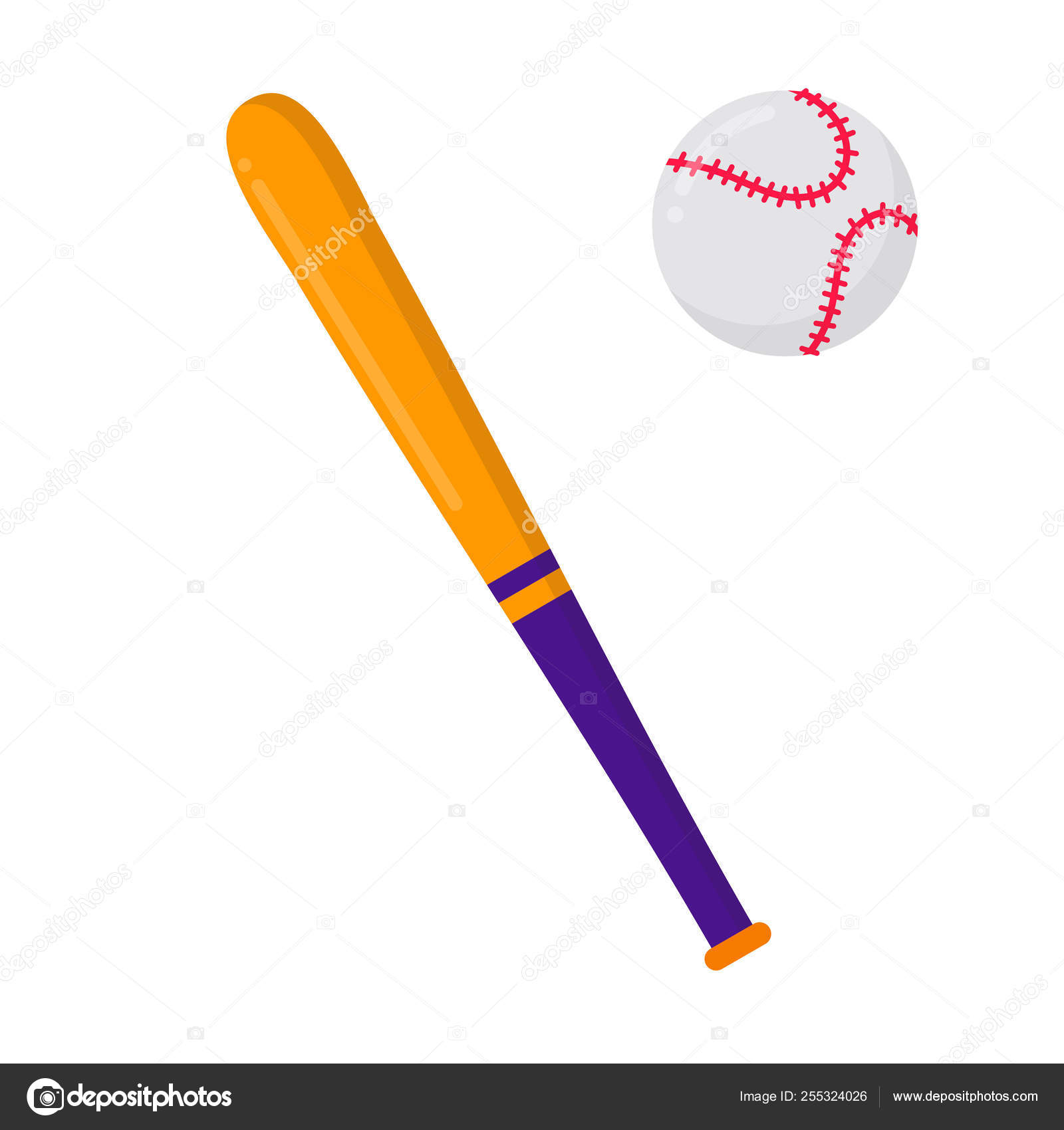 flat baseball bat