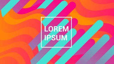 Yaratıcı soyut fluide şekil geometrik desen arka plan veya duvar kağıdı. Şık, renkli canlı degrade şekilleri kompozisyon doku. 