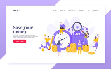 Zaman para kazandıran iş konseptidir. Zaman yönetimi, gelecekte büyüyen para taksiti.