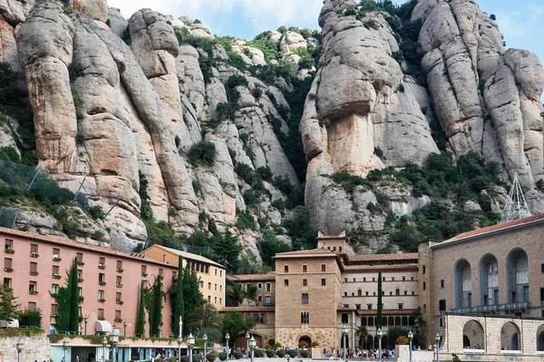 Montserrat Catalonia Spania Septembrie 2018 Montserrat Este Mănăstire Munte Din — Fotografie, imagine de stoc