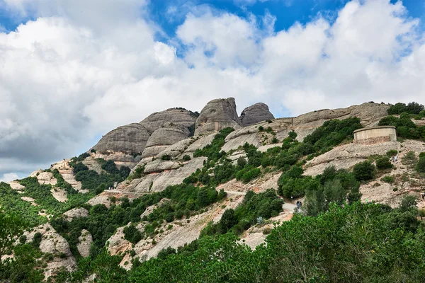 Montserrat Catalonia Spain September 2018 View Surroundings Top Mount Sant — Stock Photo, Image