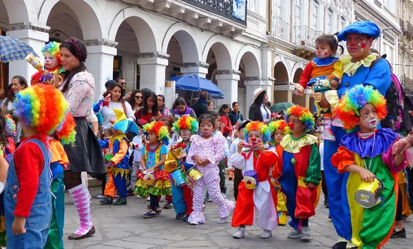 Cuenca Εκουαδόρ Νοεμβρίου 2108 Εναρκτήρια Πομπή Παρέλαση Του Διεθνούς Φεστιβάλ — Φωτογραφία Αρχείου