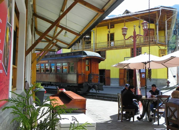 Alausi Ecuador Februar 2015 Touristische Bahn Von Alausi Nach Nariz — Stockfoto
