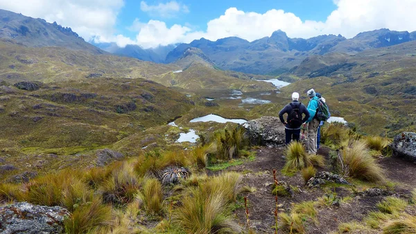 Cajas Milli Parkı Highlands Cuenca Şehir Ekvador Güney Amerika Yakın — Stok fotoğraf