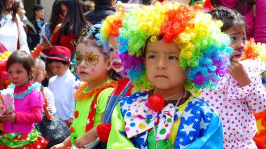 Cuenca, Ekvator - 10 Kasım 2018: Uluslararası Kukla Festivali 