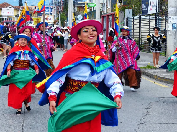 Cuenca Ecuador September 2019 Firandet Killa Raymi Eller Den Andinska — Stockfoto