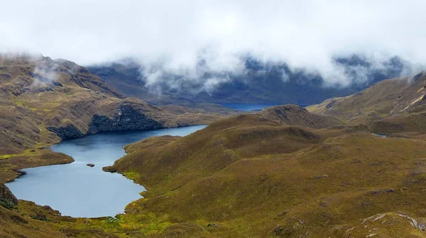 Cajas Ulusal Parkı Andean Highlands Güney Amerika Ekvador Azuay Ili — Stok fotoğraf