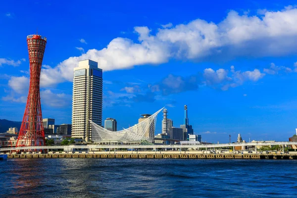 Skyline Port Kobe Tower Kansai Кобе Осака Япония — стоковое фото