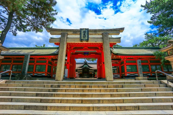 Grand Sanctuaire Sumiyoshi Sumiyoshi Taisha Dans Ville Osaka Kansai Osaka — Photo