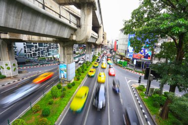 Bangkok, Tayland - 09 Jan 2019: Bangkok, Tayland, ulaşım