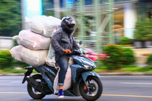 Bangkok Thaïlande Jan 2019 Transport Mouvement Style Flou Bangagara Thaïlande — Photo