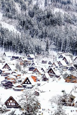 Shirakawa kış sezonunda git