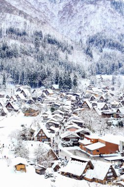 Shirakawa kış sezonunda git