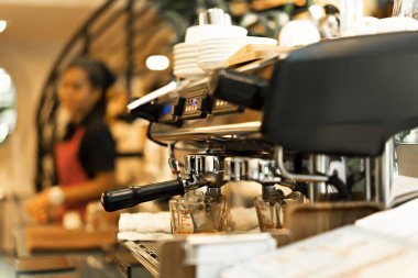 Profesyonel kahve makinesi kahve dükkanı veya Restoran