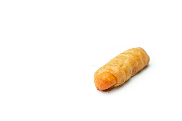 Croissants op geïsoleerde witte achtergrond — Stockfoto