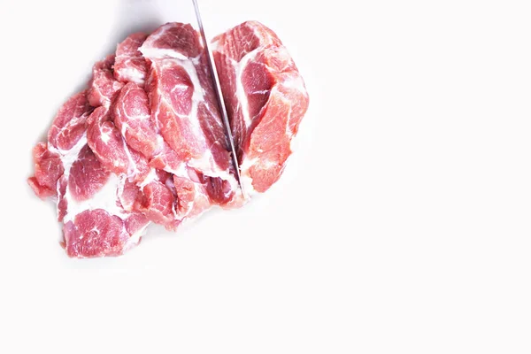 도마에 요리 쇠고기 슬라이드 — 스톡 사진