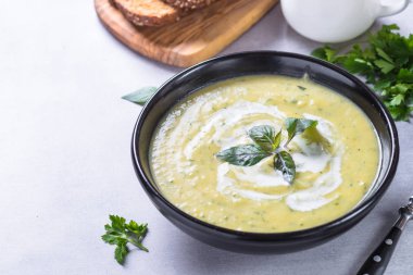 Kabak kremalı çorba püre. 