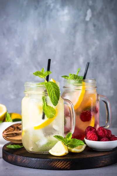 Lemonade summer cold drink. — Stock Photo, Image