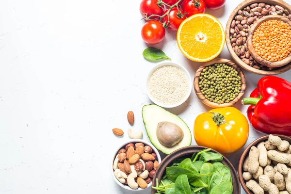 Gesunde vegane Ernährung. — Stockfoto