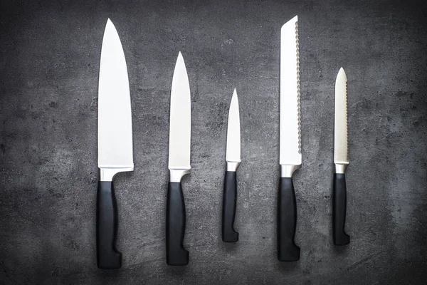 Knife set on the table. — Stock Photo, Image