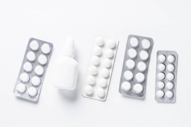 Beyaz blister uyuşturucu hap