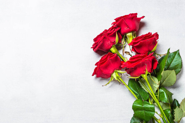 Holiday background with present and flower.