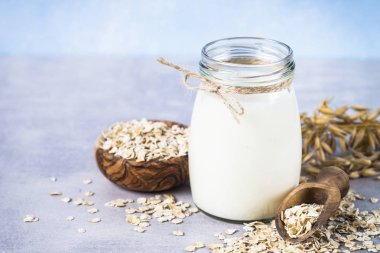 Vegan yulaf sütü, Sigara süt alternatif sütü. 