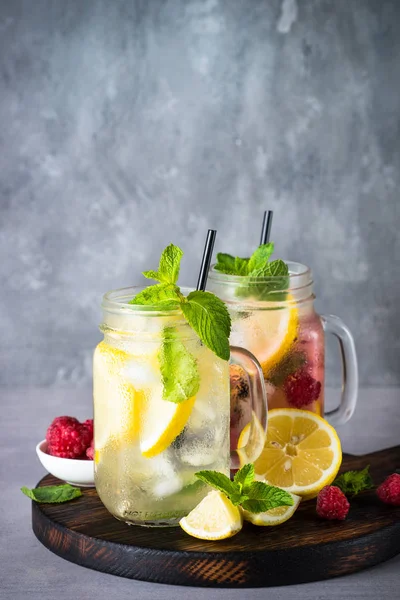 Lemonade summer cold drink. — Stock Photo, Image