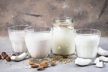 Vegan sigara süt alternatif süt.