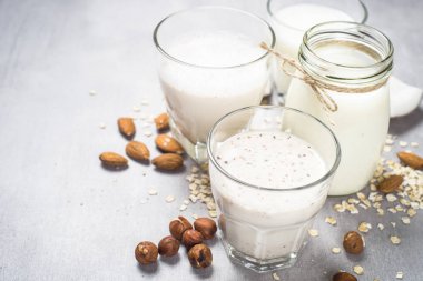 Vegan sigara süt alternatif süt.