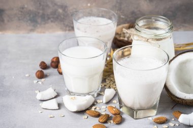 Vegan sigara süt alternatif süt.