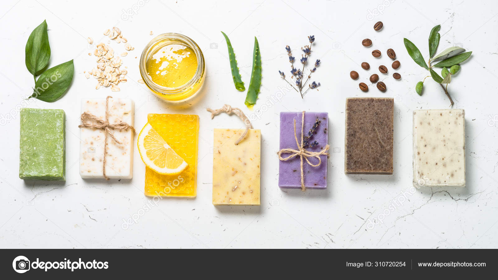 Lavender cosmetics on white top view. — Stock Photo © Nadianb #310720254