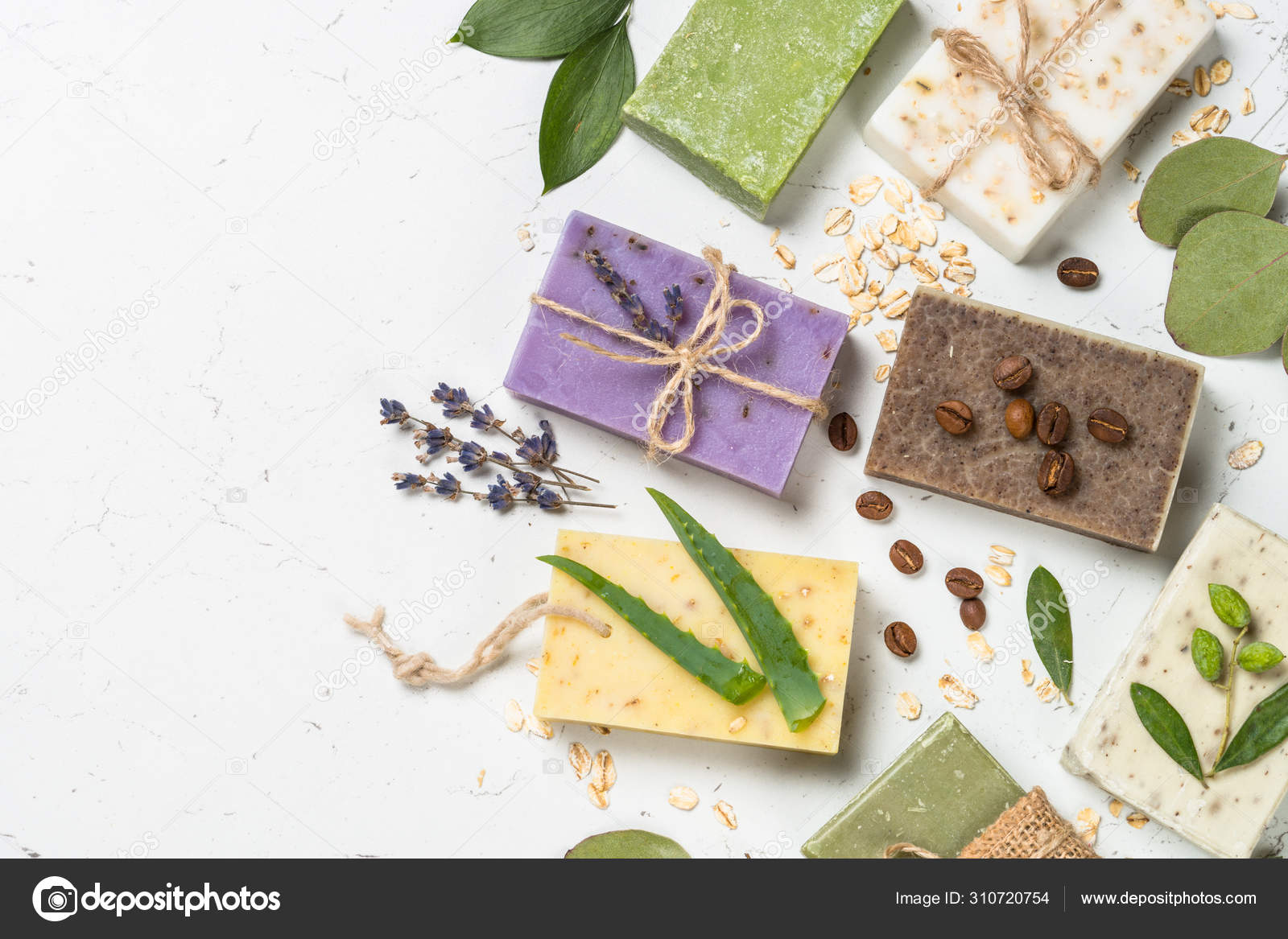 Lavender cosmetics on white top view. — Stock Photo © Nadianb #310720754