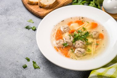 Sebzeli köfte çorbası..