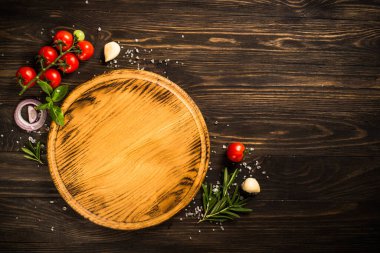 Yemek pişirme arka plan görünümü.