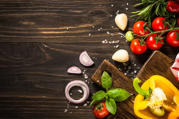 Yemek pişirme arka plan görünümü.