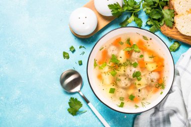 Sebzeli köfte çorbası..