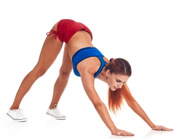 kadın egzersiz yerleştirmek