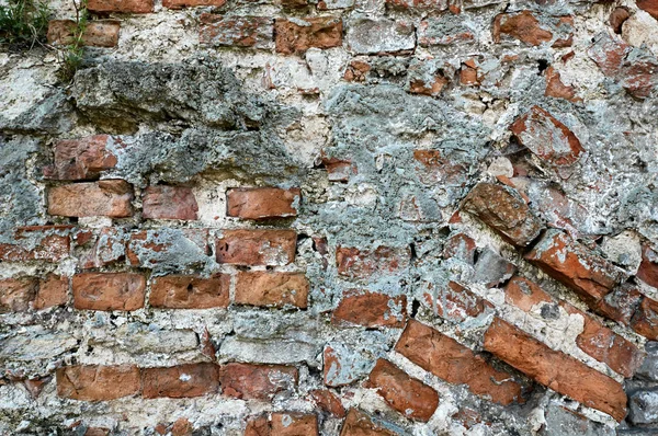 Antiguo muro de ladrillo — Foto de Stock