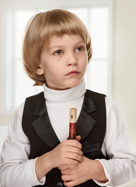 Junge mit fünf — Stockfoto